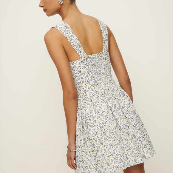 Reformation Taiga Mini Dress Floral Pixie Size 6 - Picture 3 of 7
